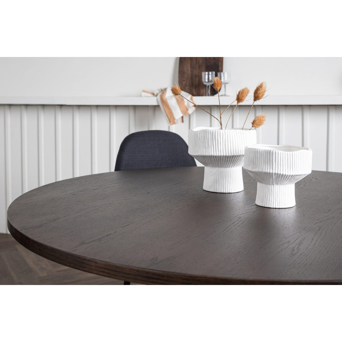 Stone, Polar Rund matgrupp Svart, Svart, Mocka, ⌀120