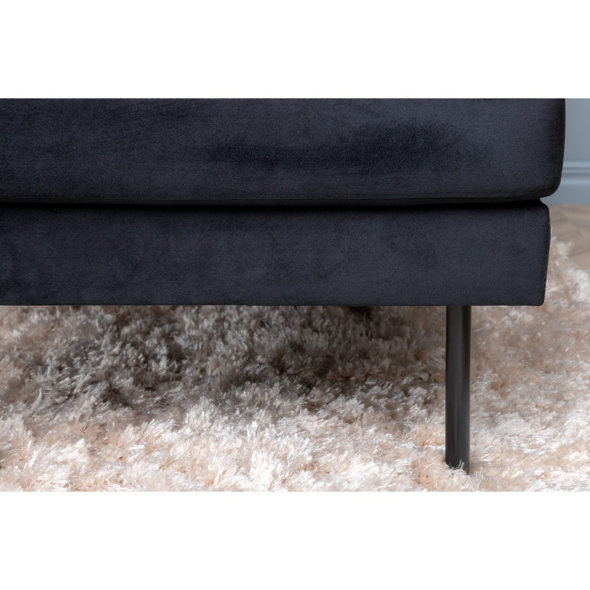 Zoom Schäslongsoffa Svart