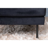 Zoom Schäslongsoffa Svart