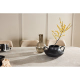 Narvik, Night Oval matgrupp Beige, Svart, Beige, 200 x 100