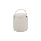 Lykke Puff Trähandtag Beige