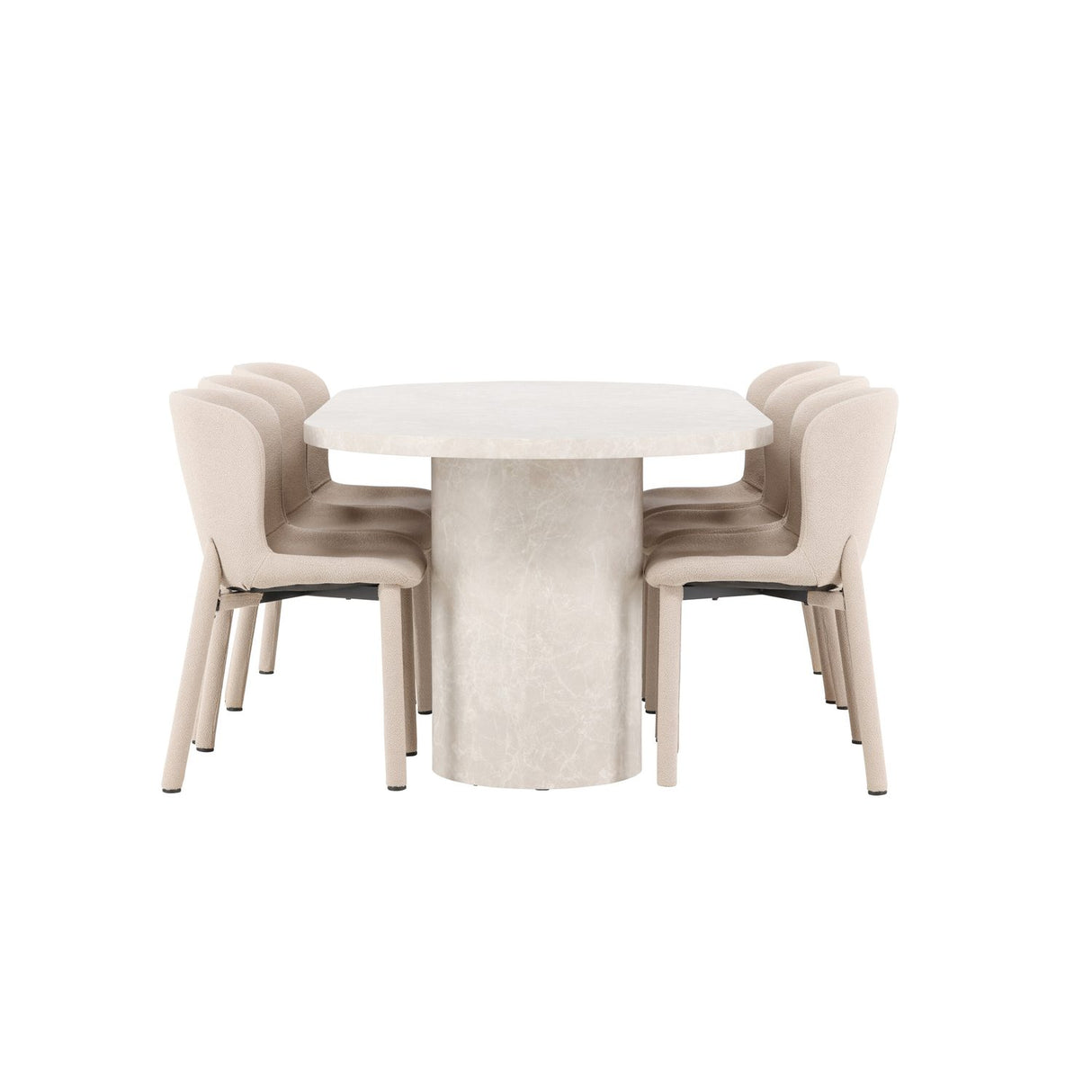 Narvik, Astoria Oval matgrupp Beige, Beige, 200 x 100