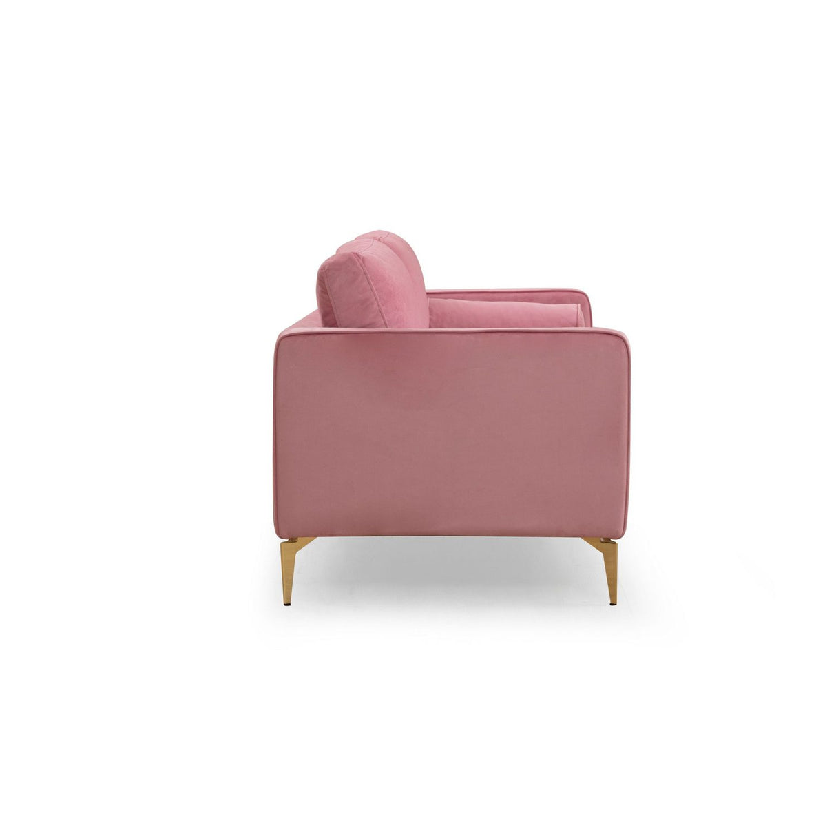 Rom (215 x 90 x 70 cm) 3-sitssoffa Dammig rosa