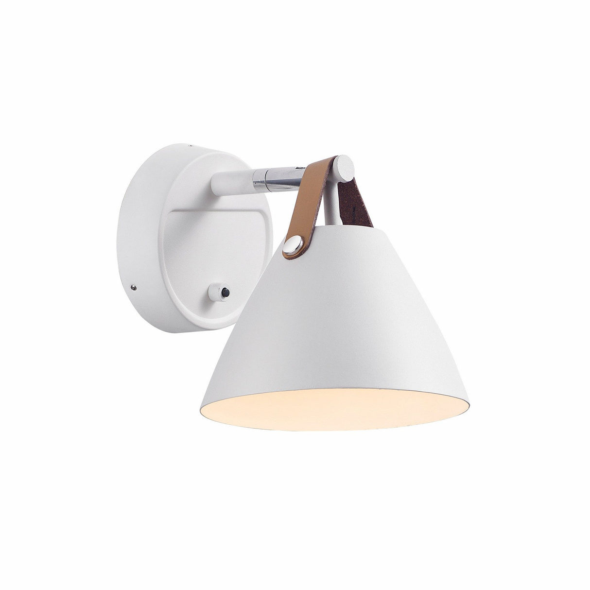 Strap Vägglampa Vit