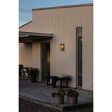 Carpi E27 Vägglampa Ute Svart/Klar, Liten (12.5 cm)