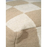 Square Puff Vit/Natur