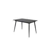 Silar Rektangulärt matbord Black, 120 x 80