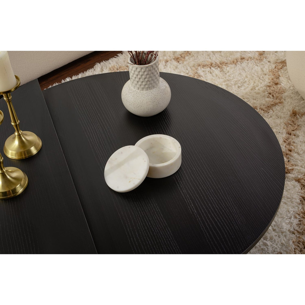 Carla Soffbord Wood Black