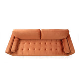 Rom (215 x 90 x 70 cm) 3-sitssoffa Orange