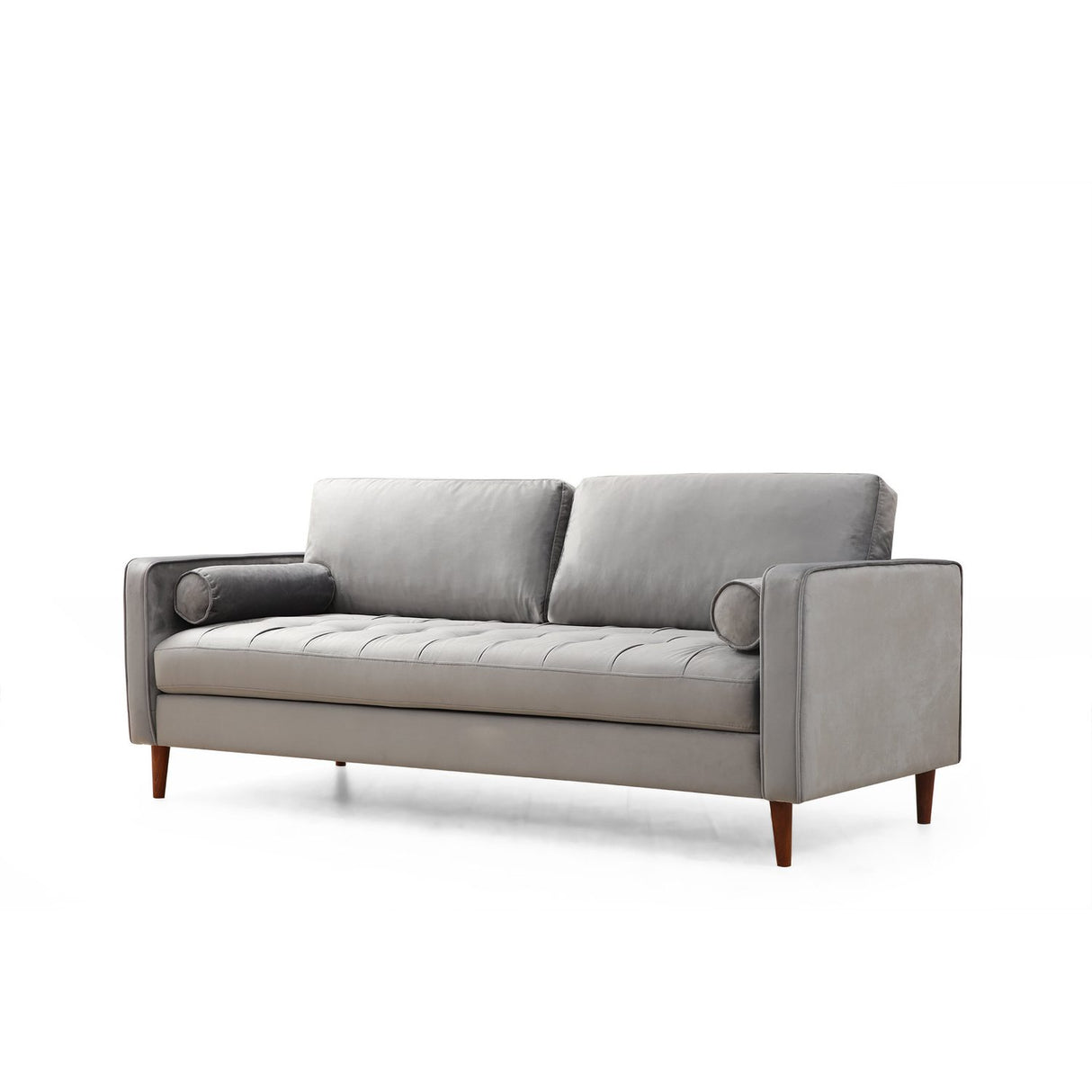 Rom (215 x 90 x 70 cm) 3-sitssoffa Ljusgrå