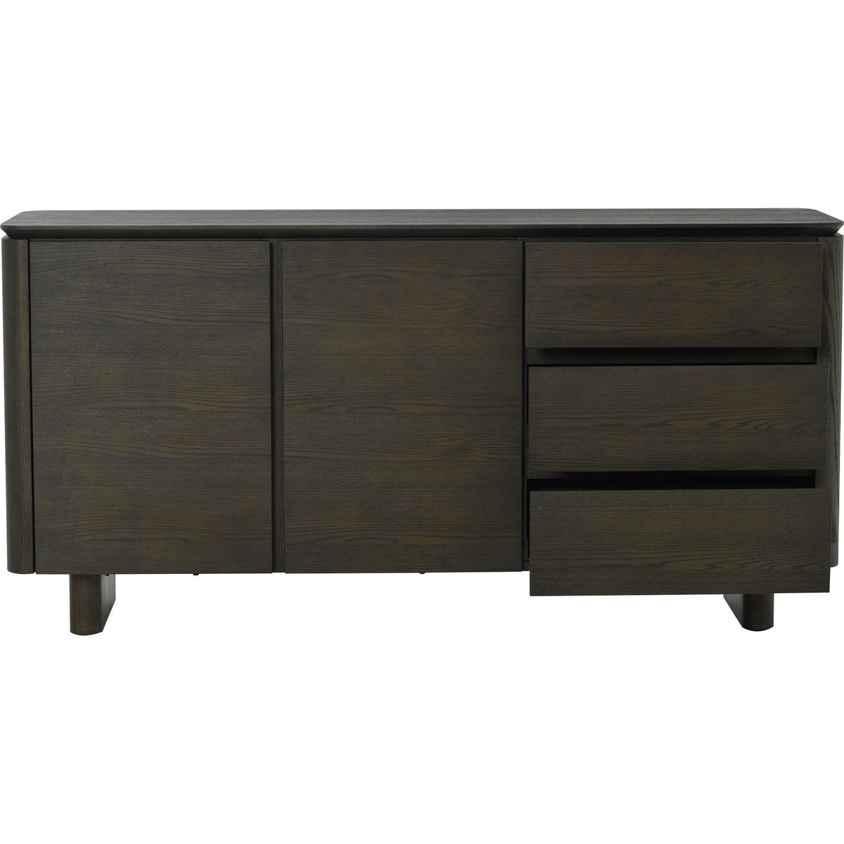 Aldon 3 lådor/2 dörrar Sideboard Brun