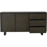 Aldon 3 lådor/2 dörrar Sideboard Brun