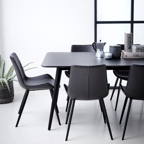 Hype Stol Green Gables Art.Leather, Black