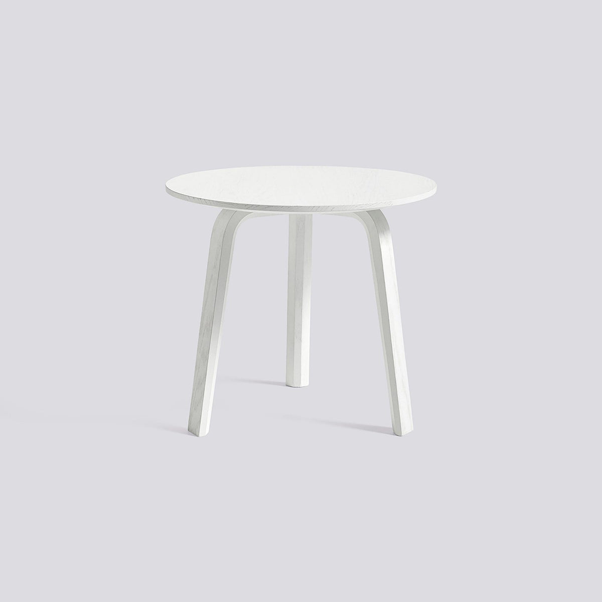 Bella Ø45 × H39 cm Soffbord White – ek med vattenbaserad lack