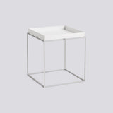 Tray Table L40 × B40 × H44 cm Brickbord White, Silikonbelagt stål
