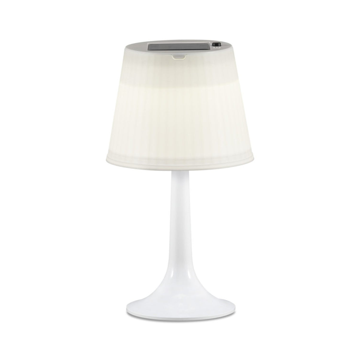 Assisi Solcell LED Bordslampa Ute Vit