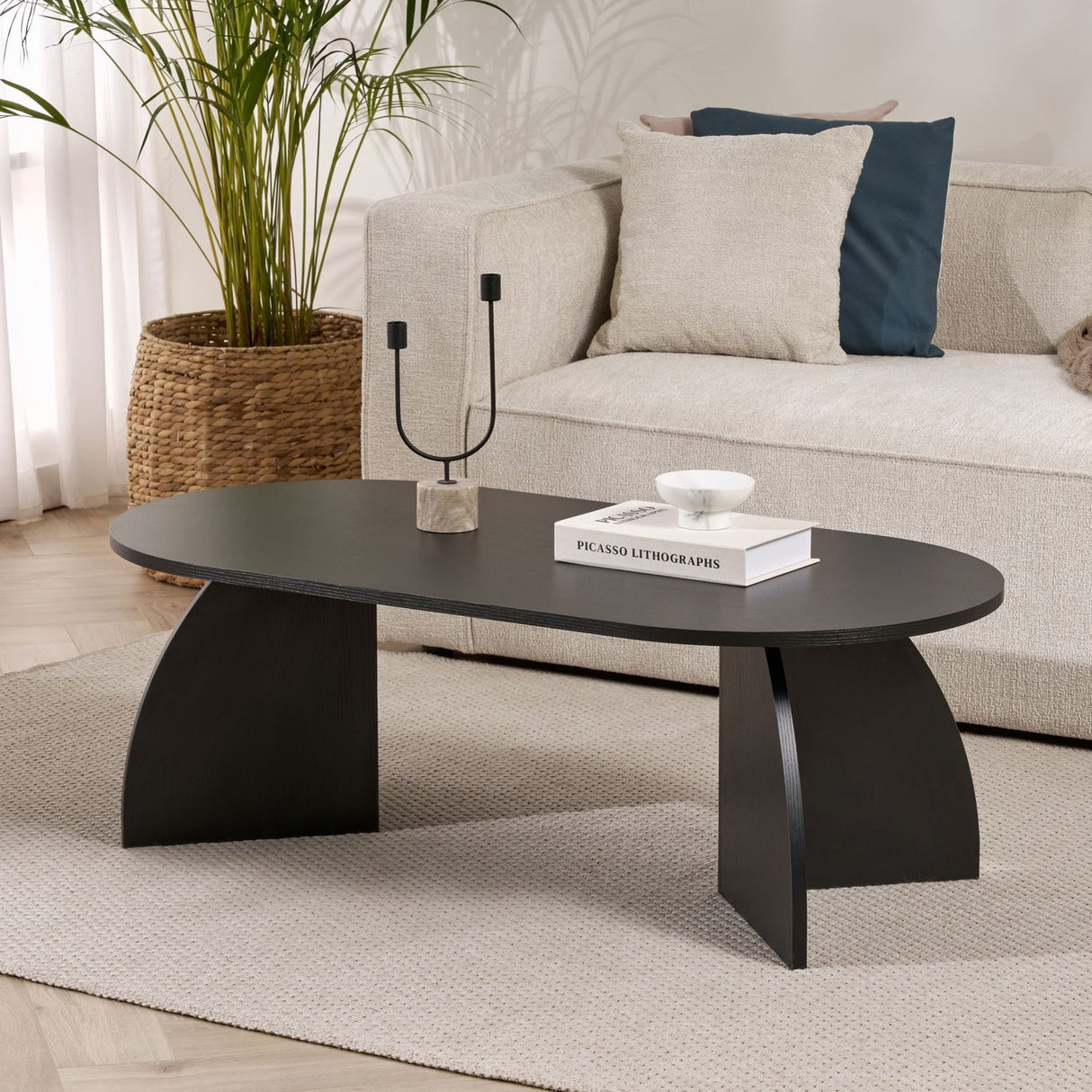 Casta Soffbord Wood Black