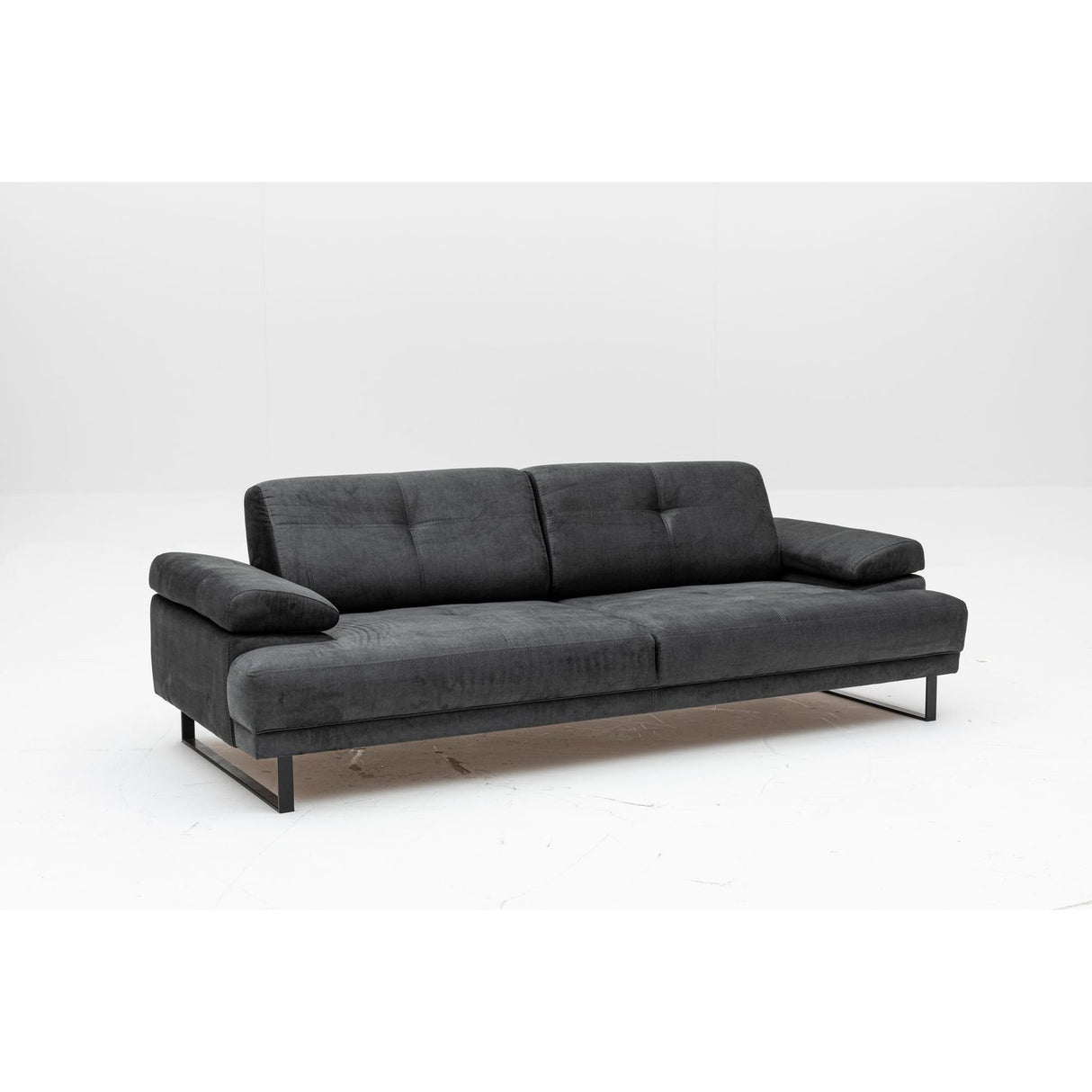 Quito (239 x 99 x 83 cm) 3-sits bäddsoffa Antracit