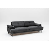 Quito (239 x 99 x 83 cm) 3-sits bäddsoffa Antracit