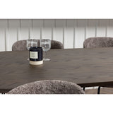 Stone, Modesto Oval matgrupp Svart,Brun, Svart, mocka, 220 x 100