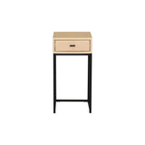 Regal Sängbord Vitpigmenterad Ek, 60 cm