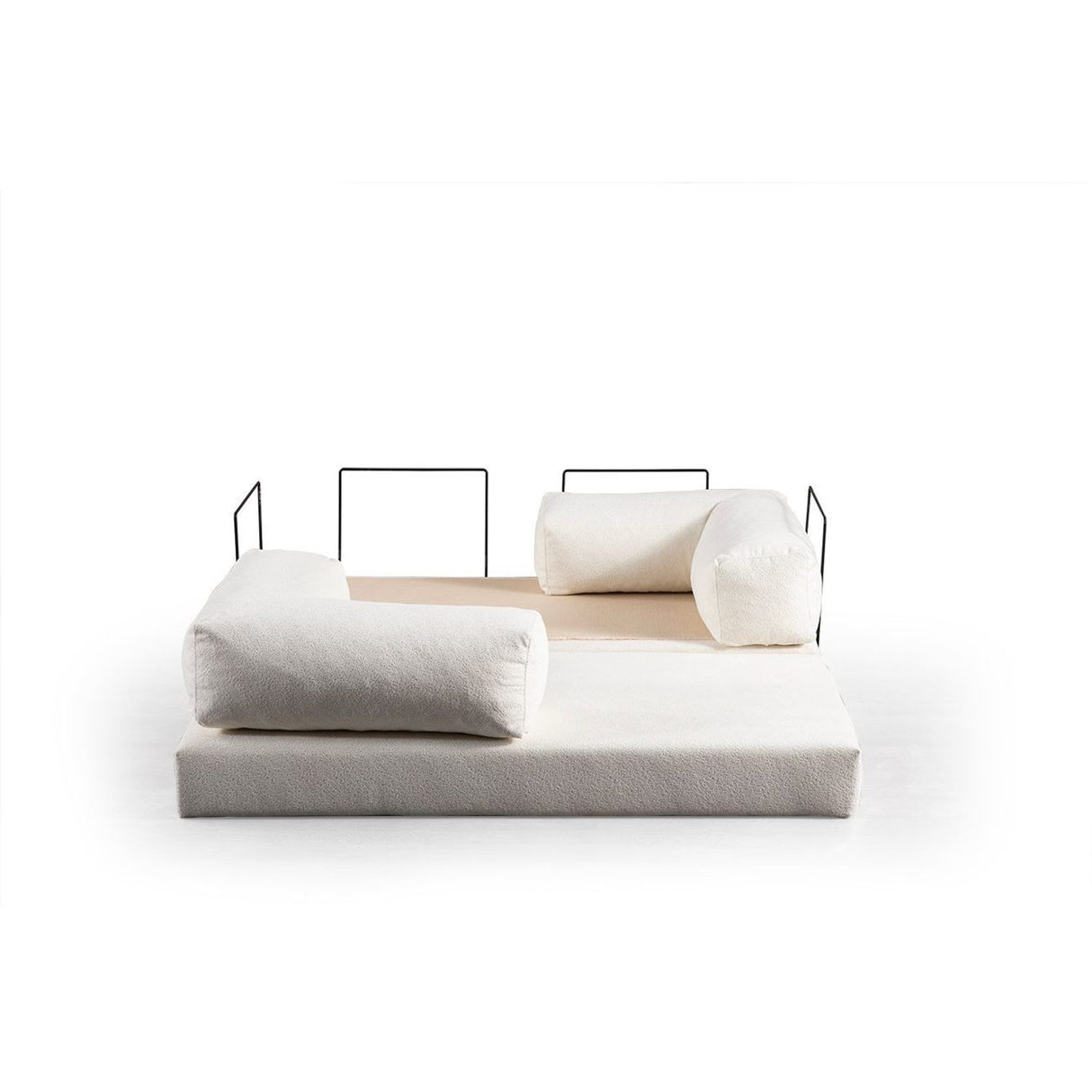 Tropea 2-sits bäddsoffa Vit