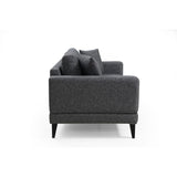 Helsingfors 2-sits (180 x 90 x 85 cm) Mörkgrå 2-sitssoffa