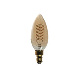 Glödlampa B35 SPIRAL-LED P45 Glödlampa Gul