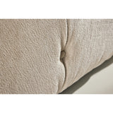 Mika Soffmodul Beige, Vänster Hörndel, Silver
