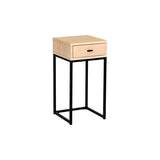 Regal Sängbord Vitpigmenterad Ek, 60 cm