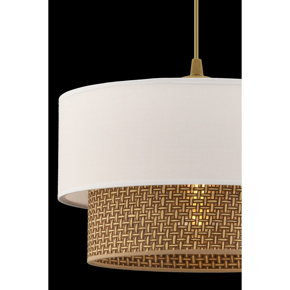 Hobart (30 x 30 cm) Ljuskrona Beige vit
