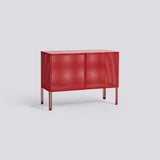 Perforated Cabinet litet 89 × 40 × 66,5 cm Skåp Wine red