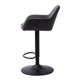 Cubo Barstol Fyrkant Mörkgrå