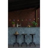 E14 Ovala LED Svart kabel 6V/IP44 Ljusslinga Ute 40 Lampor (9.75m), Varmvit