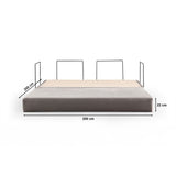 Tropea 2-sits bäddsoffa Beige
