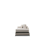 Ghent med sidobord (320 x 102 x 84 cm) Beige 4-sits soffa