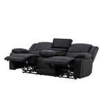 Singapore Reclinersoffa Svart