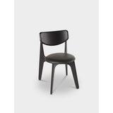 Slab Matstol Upholstered Black