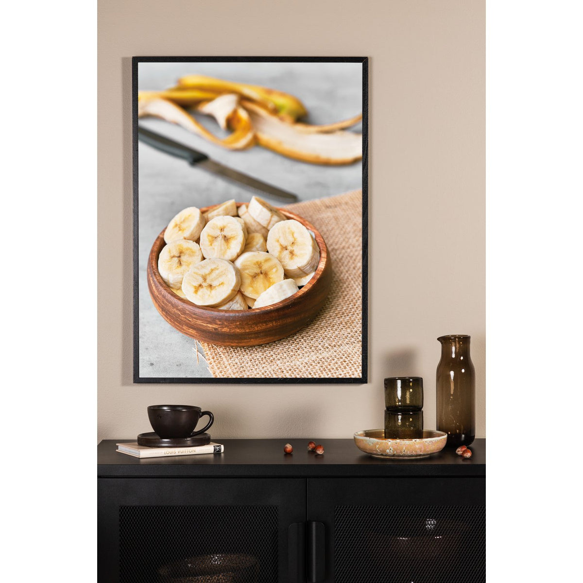 Banan Poster Gul, 30 x 40 cm