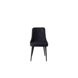 Velvet Deluxe Matstol Svart, Polyester