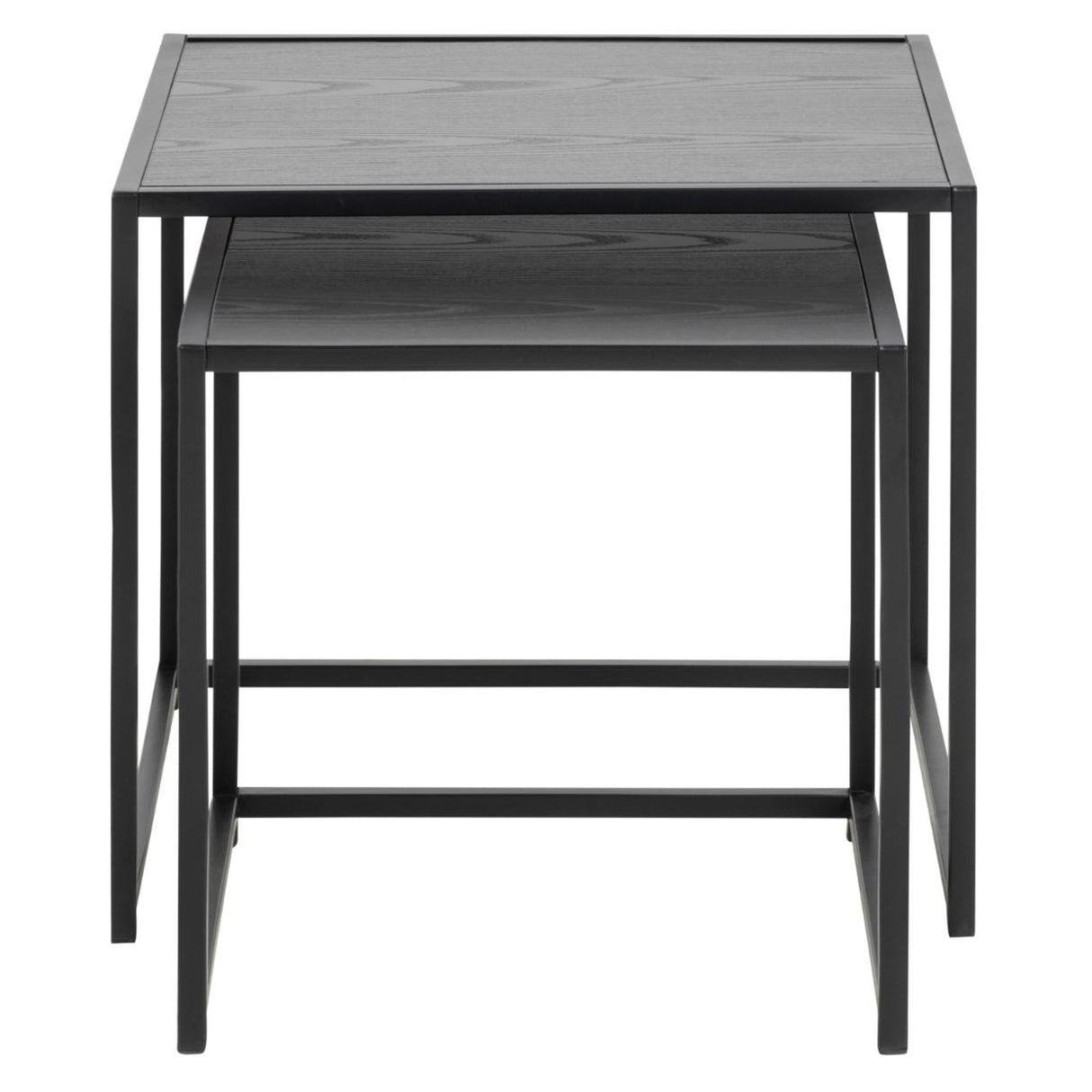 Seaford Satsbord 45x50x50 cm Ask Svart