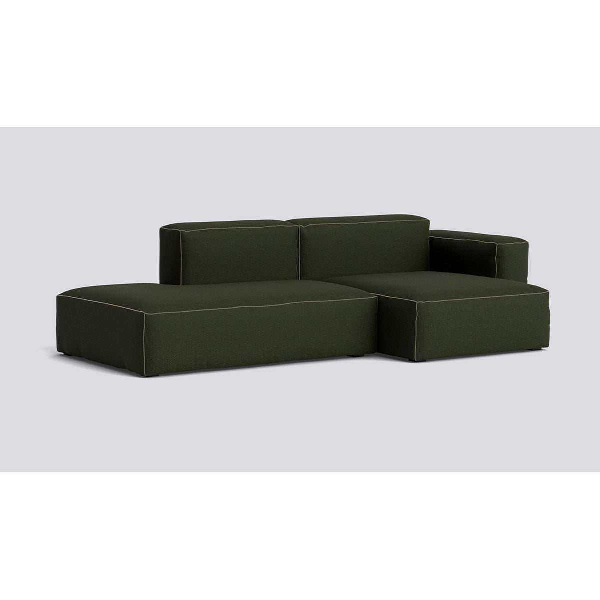 Mags Soft 2,5-sits, kombination 3 höger Soffa Maglia Dark green, Fast