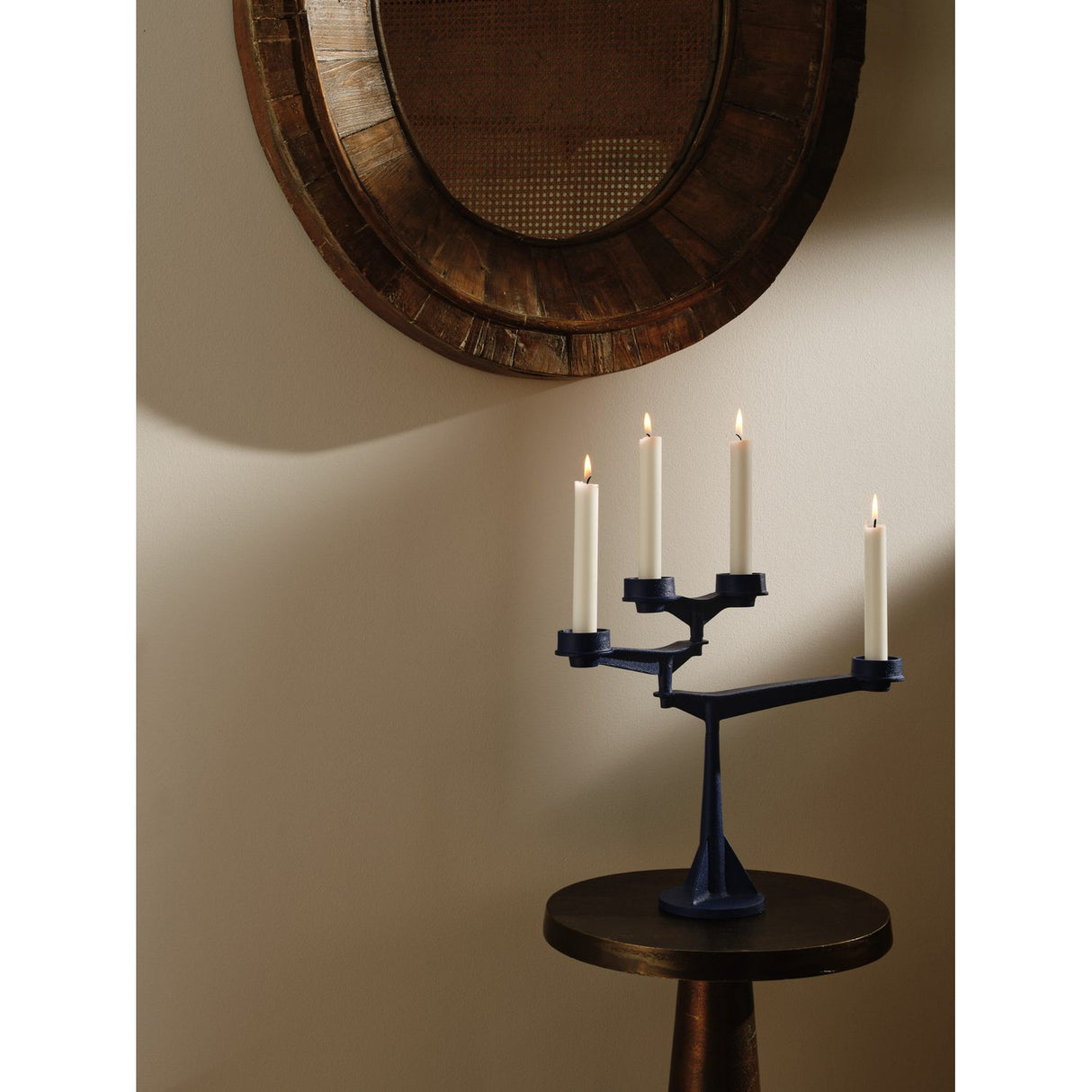 Spin Mini Kandelaber Blue
