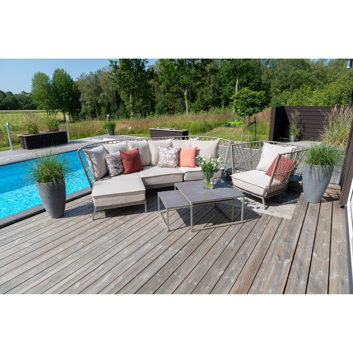 Jet Set Utesatsbord Beige