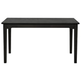 Aker 140x80 cm Matbord svart, 140x80 cm