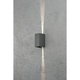 Cremona HP-LED 2x3W 17 cm Vägglampa Ute Antracit