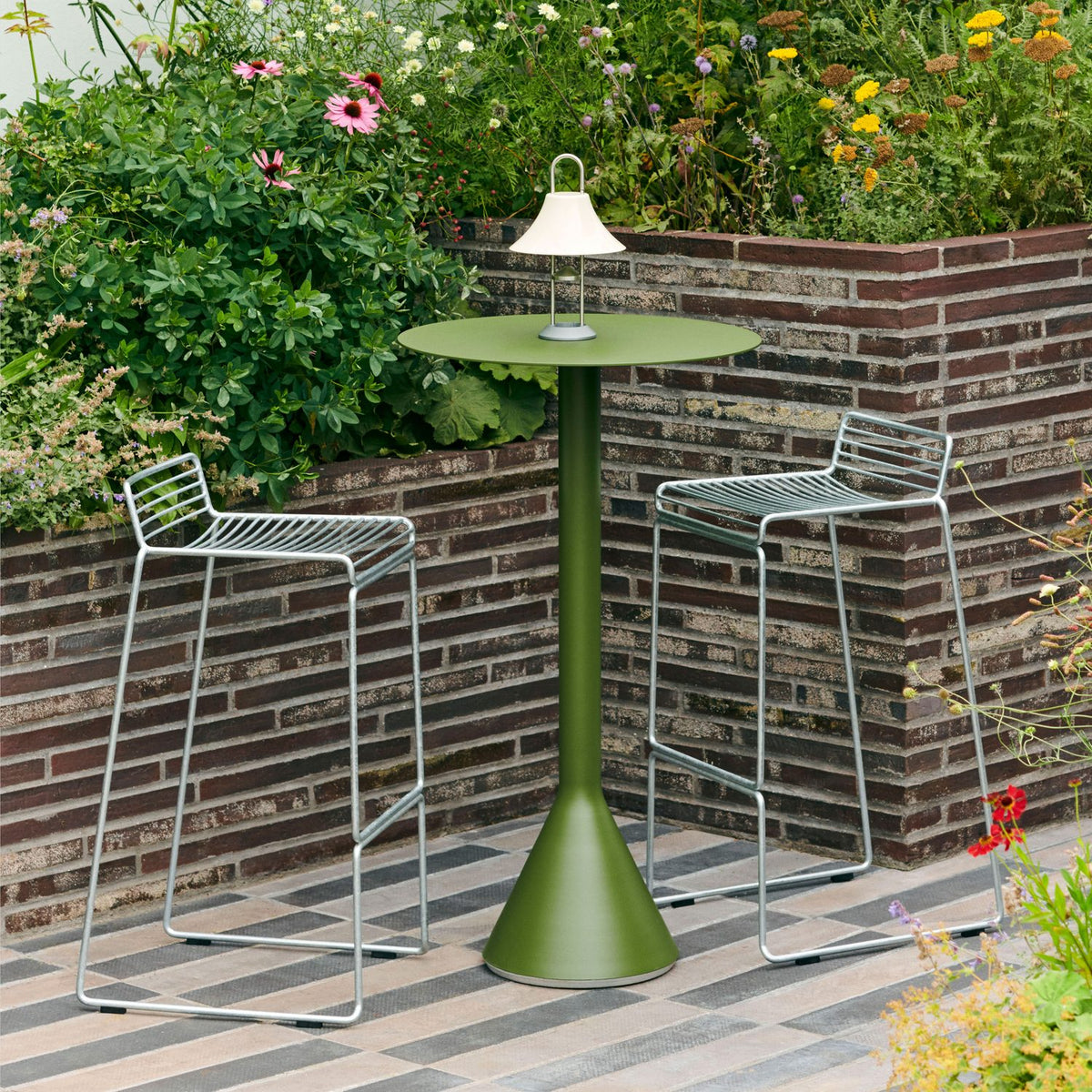 Hee 75 cm Barpall Rust – pulverlackerat stål