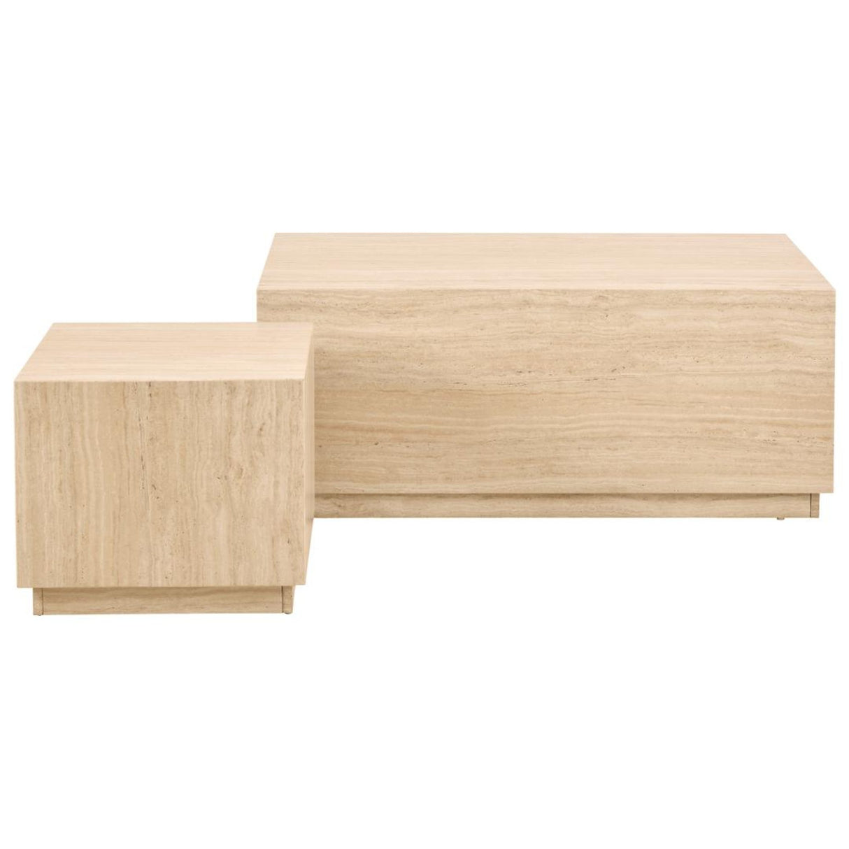 Dijon Soffbord 42x100x60 cm Travertin