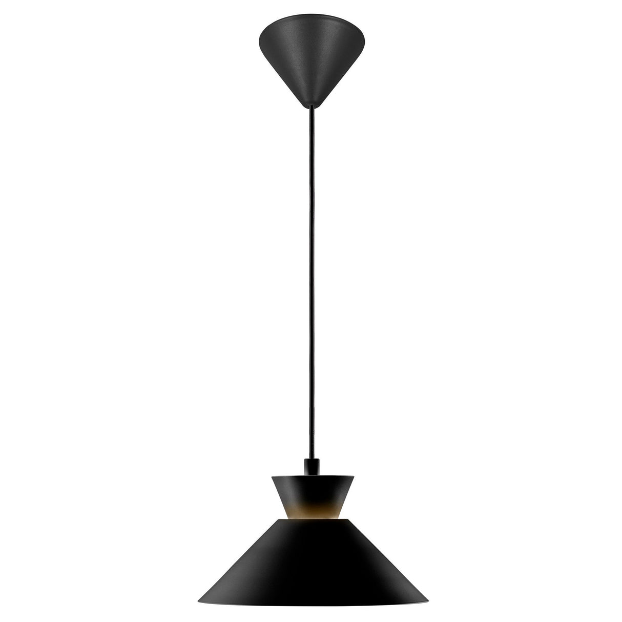 Dial Taklampa 25 cm, Svart
