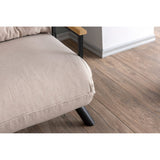 Tarawa v2 Enkel (26 x 120 x 60 cm) Creme 1-sits bäddsoffa